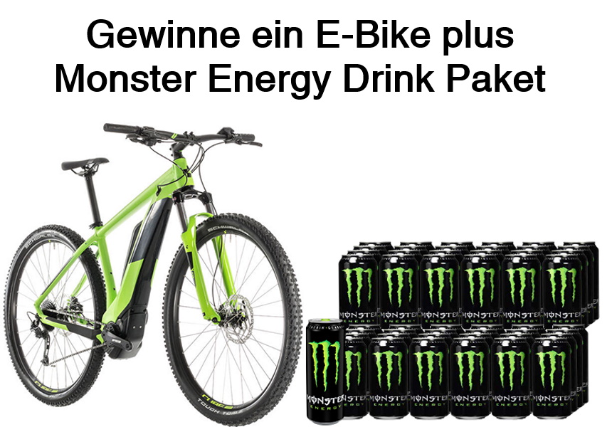 ebike plus monster energydrink