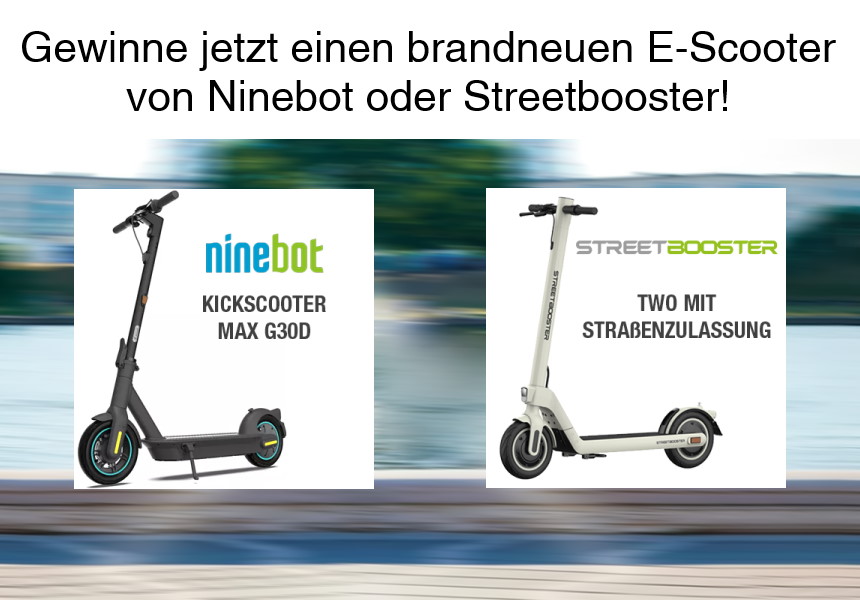 e-scooter gewinnen