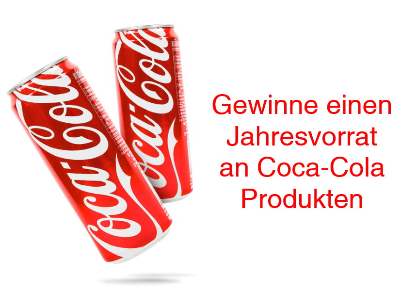 Coca-Cola Jahresvorrat gewinnen