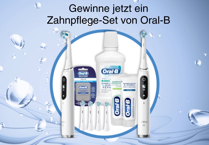 gewinne ein Zahnpflgege-Set von Oral-B