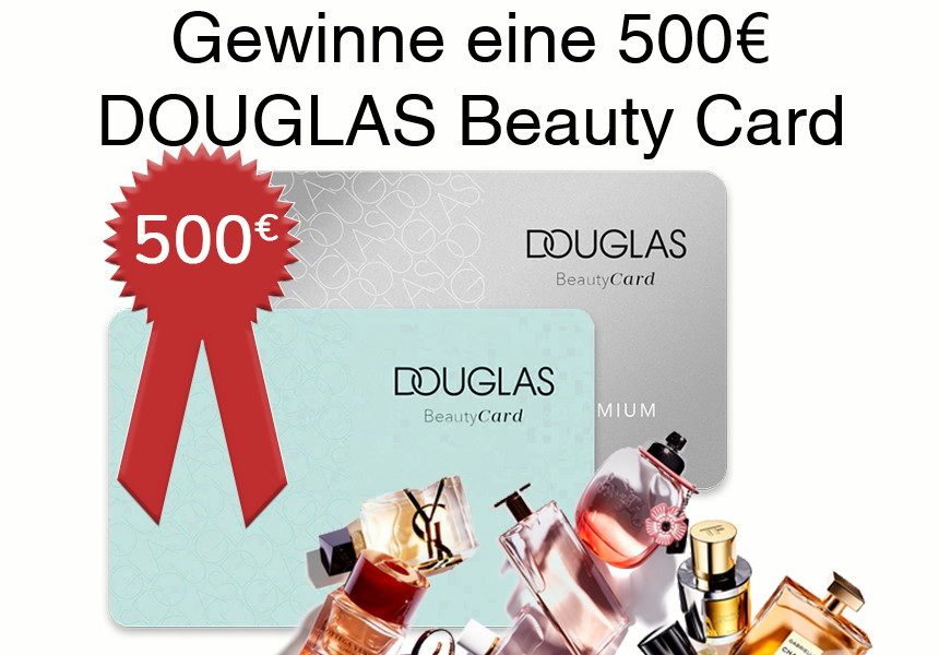gewinne eine 500€ douglas beauty card