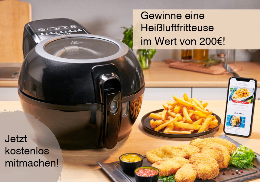 Gewinne eine Heißluftfritteuse im Wert von 200€