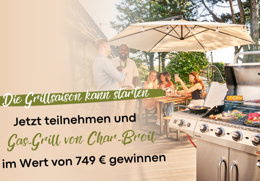 Gewinne einen Gas-Grill von Char-Broil