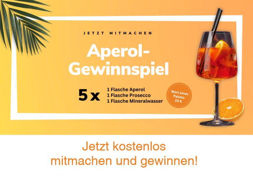 Aperol Gewinnspiel