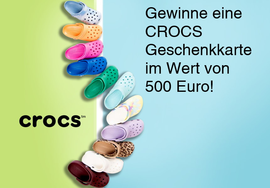 500 Euro CROCS-Geschenkkarte gewinnen