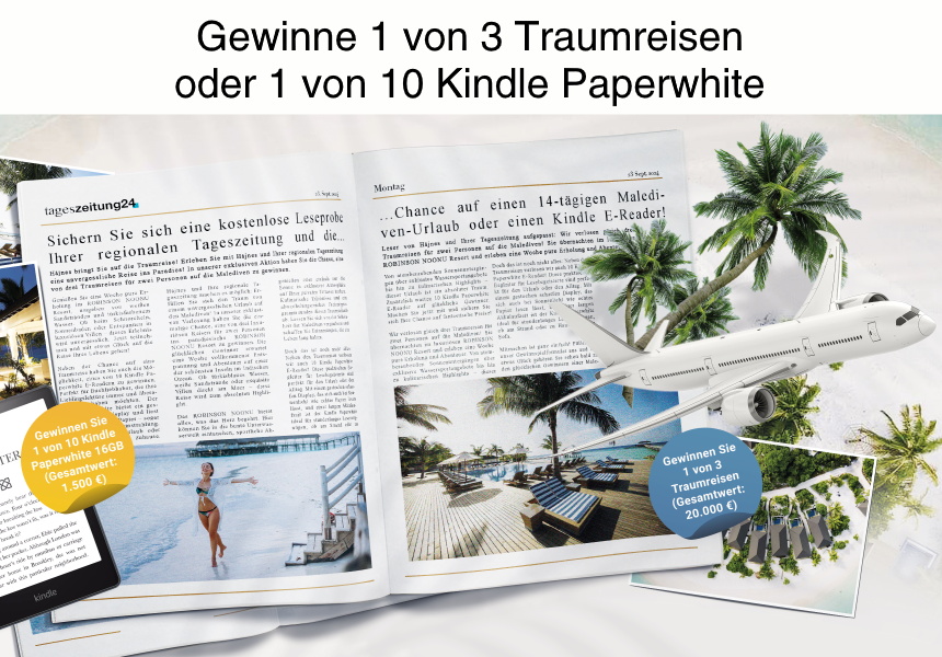 Malediven Traumurlaub gewinnen